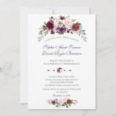 Waterverf Charm Bruidsboeket Bloemen Bruidstaart Kaart (Voorkant)