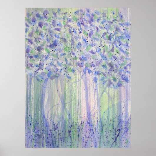 Waterverf Chartreuse Figs Poster (Voorkant)