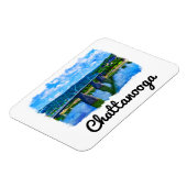 Waterverf Chattanooga Tennessee Magneet (Linkerzijde)