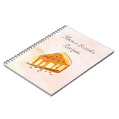Waterverf Cheesecake Bakery Mam's Sweets Recipes Notitieboek (Linkerzijde)