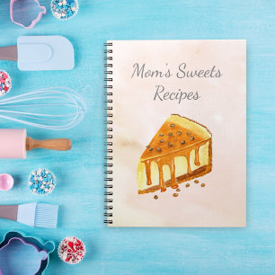 Waterverf Cheesecake Bakery Mam's Sweets Recipes Notitieboek