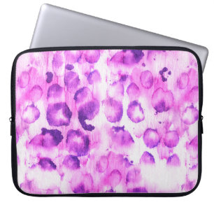 Waterverf Cheetah: Lichte dierenprint. Laptop Sleeve