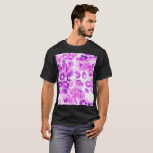Waterverf Cheetah: Lichte dierenprint. T-shirt (Voorkant volledig)