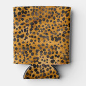 Waterverf Cheetah Print Blikjeskoeler (Voorkant)