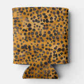 Waterverf Cheetah Print Blikjeskoeler (Achterkant)