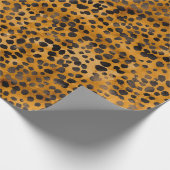 Waterverf Cheetah Print Cadeaupapier (Hoek)