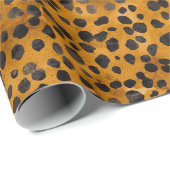 Waterverf Cheetah Print Cadeaupapier (Rol Hoek)