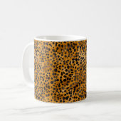 Waterverf Cheetah Print Koffiemok (Voorkant links)