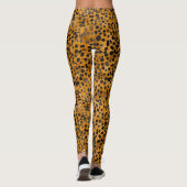 Waterverf Cheetah Print Leggings (Achterkant)