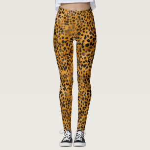 Waterverf Cheetah Print Leggings