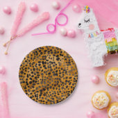 Waterverf Cheetah Print Papieren Bordje (Feest)