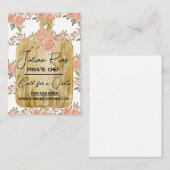 Waterverf Chef Cook Cutting Board Floral Visitekaartje (Voorkant / Achterkant)