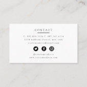 Waterverf Chef's Pet Cake + Bakkerij Visitekaartje (Achterkant)