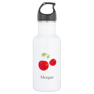 Waterverf Cherries Waterfles