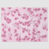 Waterverf Cherry Blosbezems Decoupage Tissue Paper Tissuepapier (Voorkant)