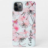 Waterverf Cherry Blossom Artistic Illustration iPhone Hoesje (Achterkant)