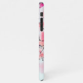 Waterverf Cherry Blossom Artistic Illustration iPhone Hoesje (Linkerkant)