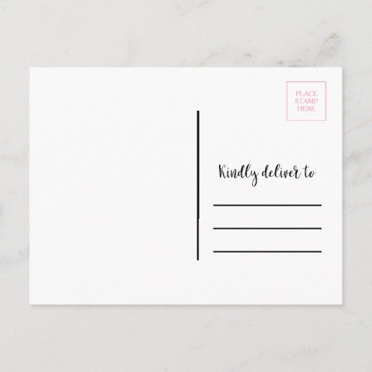 Waterverf Cherry Blossom Black Save the Date Aankondigingskaart (Achterkant)