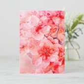 Waterverf Cherry Blossom Bliss Aankondiging (Staand voorkant)