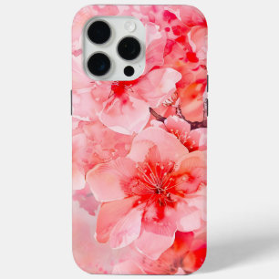 Waterverf Cherry Blossom Bliss iPhone 15 Pro Max Hoesje