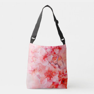 Waterverf Cherry Blossom Bliss Crossbody Tas
