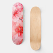 Waterverf Cherry Blossom Bliss Persoonlijk Skateboard (Voorkant)