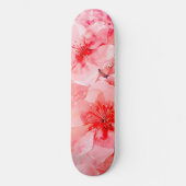 Waterverf Cherry Blossom Bliss Persoonlijk Skateboard (Voorkant)