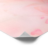 Waterverf Cherry Blossom Bliss Poster (Hoek)
