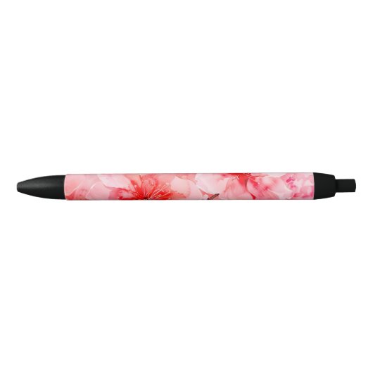 Waterverf Cherry Blossom Bliss Zwarte Inkt Pen (Voorkant)
