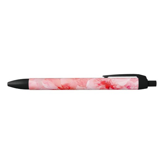 Waterverf Cherry Blossom Bliss Zwarte Inkt Pen (Bovenkant)