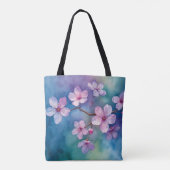 Waterverf Cherry Blossom Breeze Tas (Achterkant)