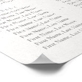 Waterverf Cherry Blossom Bruiloft Zitkaarten Poster (Hoek)