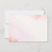 Waterverf Cherry Blossom Dank u Baby shower Bedankkaart (Achterkant)