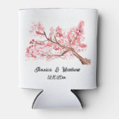 Waterverf cherry blossom floral natuur Weddings C Blikjeskoeler (Voorkant)
