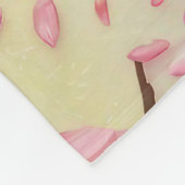 "Waterverf Cherry Blossom Floral Pattern"Beschrijf Fleece Deken (Hoek)