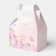 Waterverf Cherry Blossom Het is een meisje Baby sh