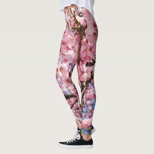 Waterverf Cherry Blossom Leggings (Links)