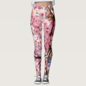 Waterverf Cherry Blossom Leggings (Voorkant)