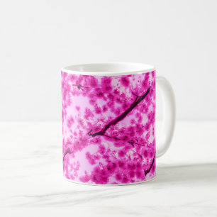 Waterverf Cherry Blossom Pattern Koffiemok
