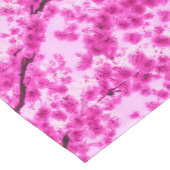 Waterverf Cherry Blossom Pattern Medium Tafelloper (Hoek)