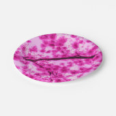 Waterverf Cherry Blossom Pattern Papieren Bordje (Gekanteld)