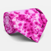 Waterverf Cherry Blossom Pattern Stropdas (Opgerold)