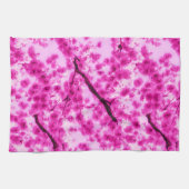 Waterverf Cherry Blossom Pattern Theedoek (Horizontaal)