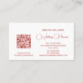 Waterverf Cherry Blossom Pink Visitekaartje (Achterkant)