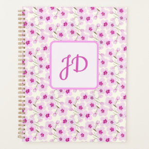 Waterverf Cherry Blossom Planner