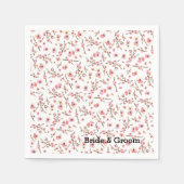 Waterverf Cherry Blossom Servet (Voorkant)