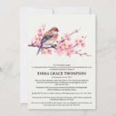 Waterverf Cherry Blossom Spring Vrijgezellenfeest Kaart (Voorkant)