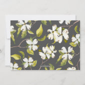 Waterverf Cherry Blossom Stationery Flat Card Notitiekaartje (Achterkant)
