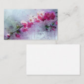 Waterverf Cherry Blossom Visitekaartje (Voorkant / Achterkant)
