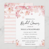 Waterverf Cherry Blossom Vrijgezellenfeest Kaart (Voorkant / Achterkant)